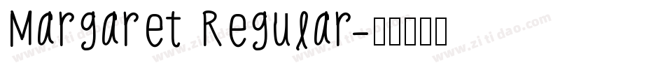 Margaret Regular字体转换